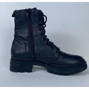 Steve Madden Black Combat Boots